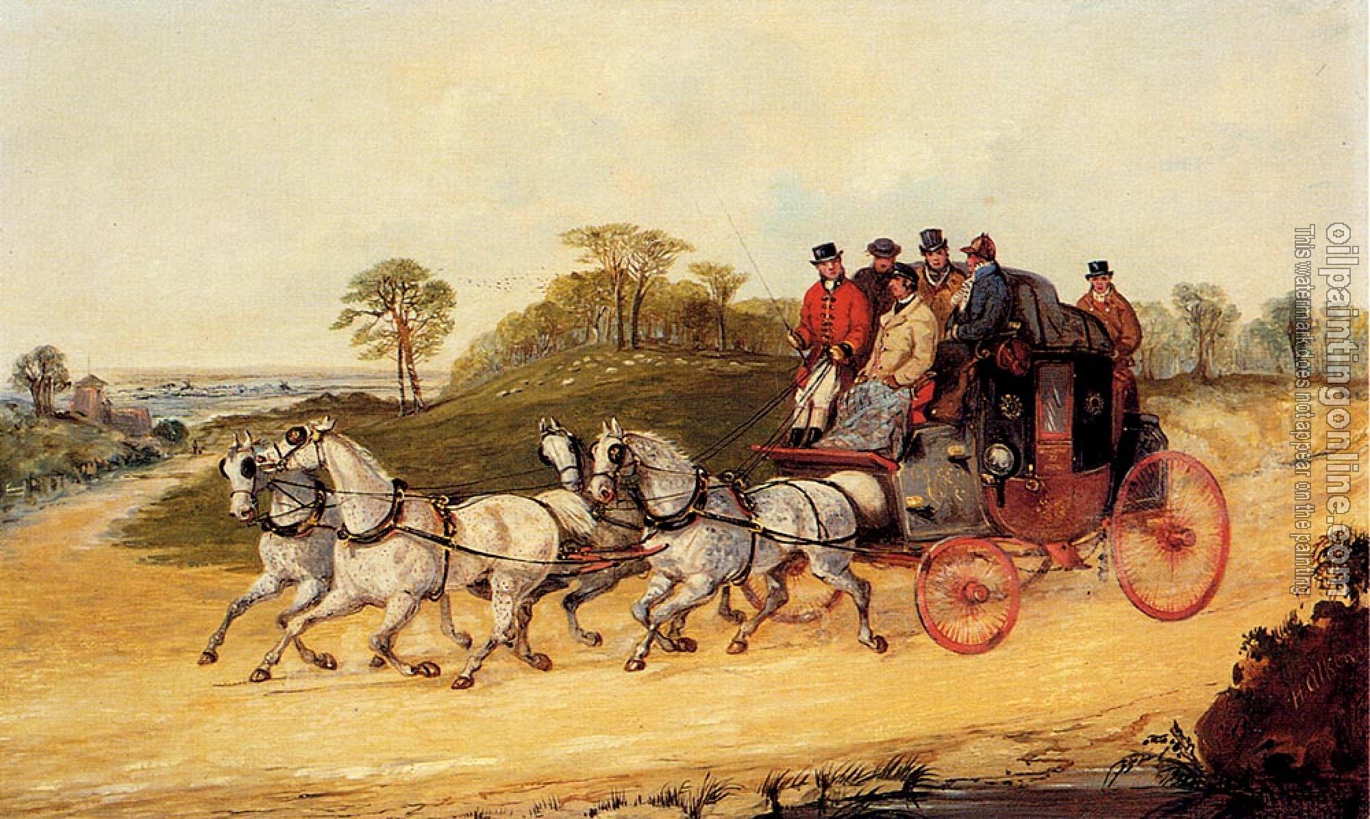 Alken, Henry - Mail Coaches on an Open Road